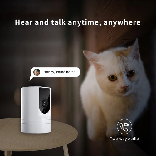 Cámara WiFi para Mascotas - Vigilancia en Tiempo Real con App