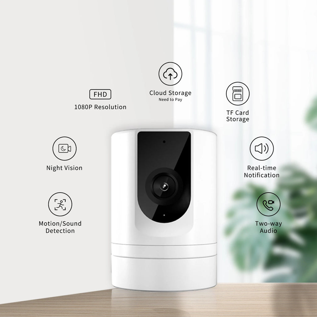 Cámara WiFi para Mascotas - Vigilancia en Tiempo Real con App